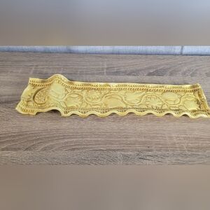 Vintage Handcrafted Decorative Ceramic Trinket Tray